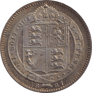1887 SHILLING ( PROOF ) - Shilling - Cambridgeshire Coins