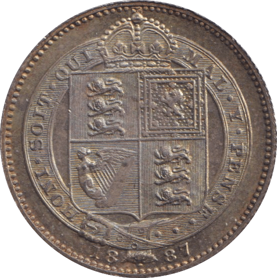 1887 SHILLING ( PROOF ) - Shilling - Cambridgeshire Coins