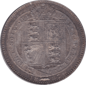 1887 SHILLING ( PROOF ) - Shilling - Cambridgeshire Coins