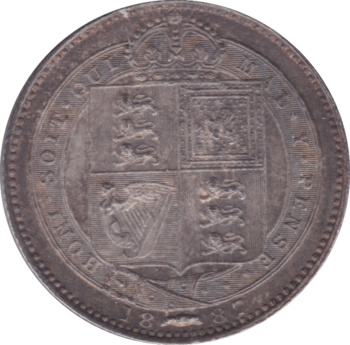 1887 SHILLING ( PROOF ) - Shilling - Cambridgeshire Coins