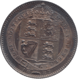 1887 SHILLING ( UNC ) 23 - Shilling - Cambridgeshire Coins