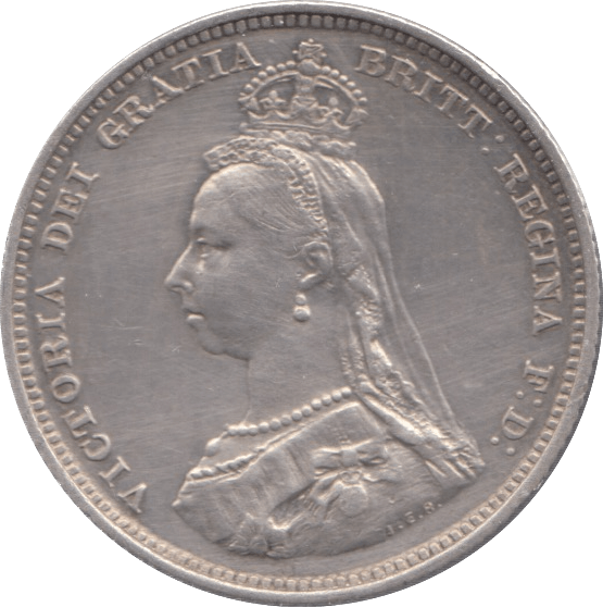 1887 SHILLING ( UNC ) - Shilling - Cambridgeshire Coins