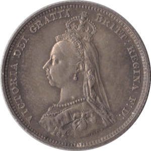 1887 SHILLING ( UNC ) - Shilling - Cambridgeshire Coins