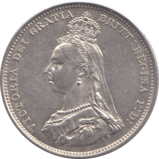 1887 SHILLING ( UNC ) - Shilling - Cambridgeshire Coins