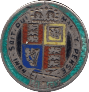 1887 SILVER ENAMEL SIXPENCE - Token - Cambridgeshire Coins