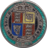 1887 SILVER ENAMEL SIXPENCE - Token - Cambridgeshire Coins