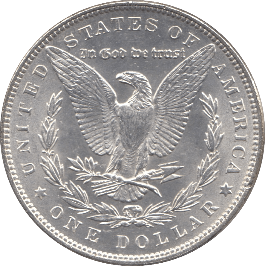 1887 SILVER MORGAN DOLLAR USA 2 - SILVER WORLD COINS - Cambridgeshire Coins