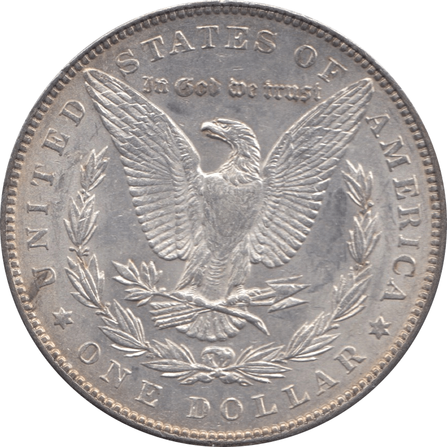 1887 SILVER MORGAN DOLLAR USA 3 - SILVER WORLD COINS - Cambridgeshire Coins
