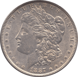 1887 SILVER MORGAN DOLLAR USA 4 - SILVER WORLD COINS - Cambridgeshire Coins