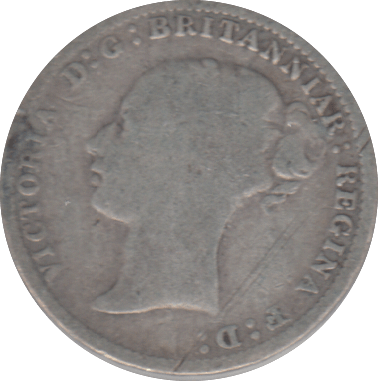 1887 SILVER THREEPENCE ( FAIR ) - Cambridgeshire Coins