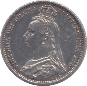 1887 SIXPENCE ( AUNC ) 1 - Sixpence - Cambridgeshire Coins