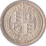 1887 SIXPENCE ( AUNC ) - Sixpence - Cambridgeshire Coins