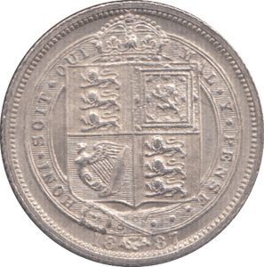 1887 SIXPENCE (AUNC) - Sixpence - Cambridgeshire Coins