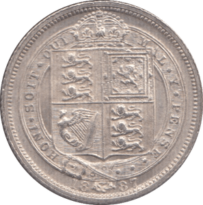 1887 SIXPENCE (AUNC) - Sixpence - Cambridgeshire Coins