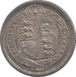 1887 SIXPENCE ( EF ) 18 - Sixpence - Cambridgeshire Coins
