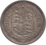 1887 SIXPENCE ( EF ) 27 - Sixpence - Cambridgeshire Coins