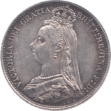 1887 SIXPENCE ( EF ) 6 - Sixpence - Cambridgeshire Coins