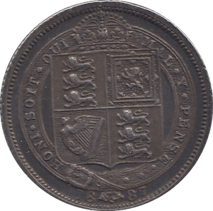 1887 SIXPENCE ( EF ) G - Sixpence - Cambridgeshire Coins