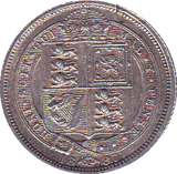 1887 SIXPENCE ( EF ) JEB ON TRUN - Sixpence - Cambridgeshire Coins