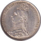 1887 SIXPENCE ( EF ) - Sixpence - Cambridgeshire Coins