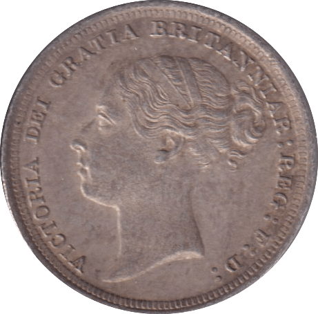 1887 SIXPENCE ( EF ) - Sixpence - Cambridgeshire Coins
