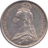 1887 SIXPENCE (EF) - Sixpence - Cambridgeshire Coins