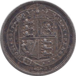 1887 SIXPENCE ( GVF ) 10 - Sixpence - Cambridgeshire Coins