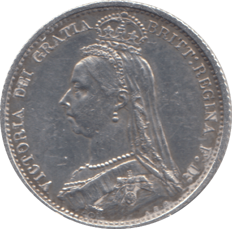 1887 SIXPENCE ( GVF ) 2 - Sixpence - Cambridgeshire Coins