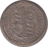 1887 SIXPENCE ( GVF ) 31 A - Sixpence - Cambridgeshire Coins