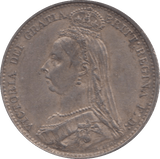 1887 SIXPENCE ( GVF ) 31 A - Sixpence - Cambridgeshire Coins