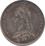 1887 SIXPENCE ( GVF ) 31 B - Sixpence - Cambridgeshire Coins