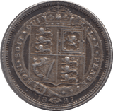 1887 SIXPENCE ( GVF ) 3 - Sixpence - Cambridgeshire Coins