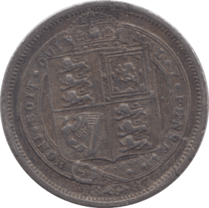 1887 SIXPENCE (GVF) 4 - Sixpence - Cambridgeshire Coins