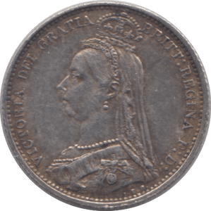 1887 SIXPENCE (GVF) 5 - Sixpence - Cambridgeshire Coins