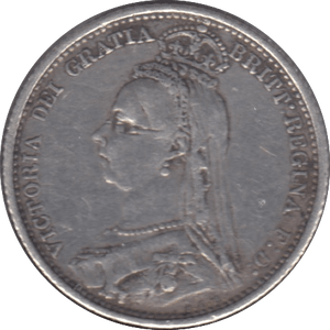 1887 SIXPENCE ( GVF ) 6 - Sixpence - Cambridgeshire Coins