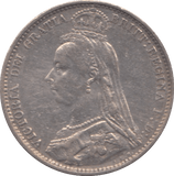 1887 SIXPENCE ( GVF ) - Sixpence - Cambridgeshire Coins