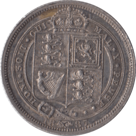 1887 SIXPENCE ( UNC ) - Sixpence - Cambridgeshire Coins