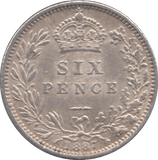 1887 SIXPENCE ( UNC ) - Sixpence - Cambridgeshire Coins