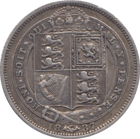 1887 SIXPENCE ( VF) 7 - Sixpence - Cambridgeshire Coins