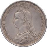 1887 SIXPENCE ( VF ) - Sixpence - Cambridgeshire Coins