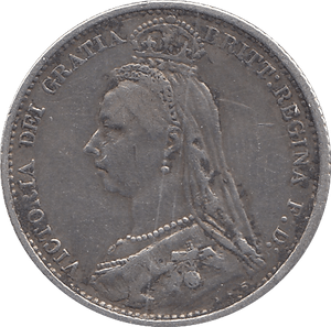 1887 SIXPENCE ( VF ) - Sixpence - Cambridgeshire Coins