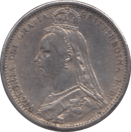 1887 SIXPENCE ( VF ) - Sixpence - Cambridgeshire Coins