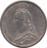 1887 SIXPENCE ( VF ) - Sixpence - Cambridgeshire Coins