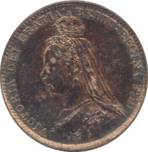 1887 THREEPENCE ( AUNC ) 2 - Threepence - Cambridgeshire Coins