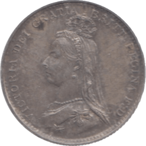 1887 THREEPENCE ( EF ) 11 - Threepence - Cambridgeshire Coins