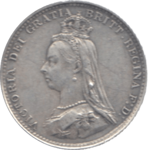 1887 THREEPENCE ( EF ) 12 - Threepence - Cambridgeshire Coins