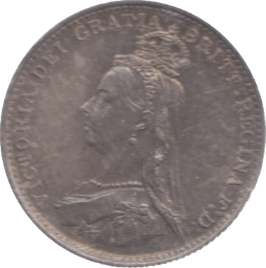 1887 THREEPENCE ( EF ) - Threepence - Cambridgeshire Coins