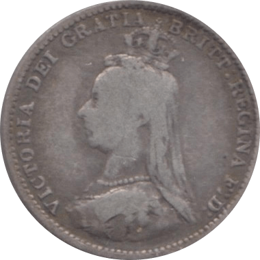 1887 THREEPENCE ( FINE ) - Threepence - Cambridgeshire Coins