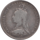 1887 THREEPENCE ( FINE ) - Threepence - Cambridgeshire Coins