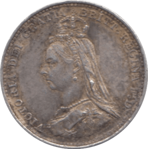 1887 THREEPENCE ( GVF ) - Threepence - Cambridgeshire Coins